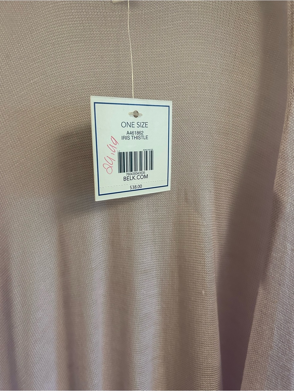 Kaari Blue Lavender Open-Front Cardigan - Picture 3 of 7